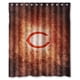 thumbnail image 1 of Cortina de ducha de los Chicago Bears, juego de cortina de baño con ganchos, tamaño 60 x 72 pulgadas, 1 of 3