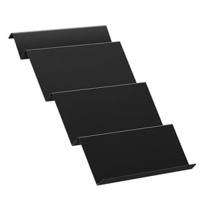 Bothyi - Organizador De Cajones De Especias Acrílico De 4 Capas Expandible Para Gabinete, Despensa, Cocina, Negro