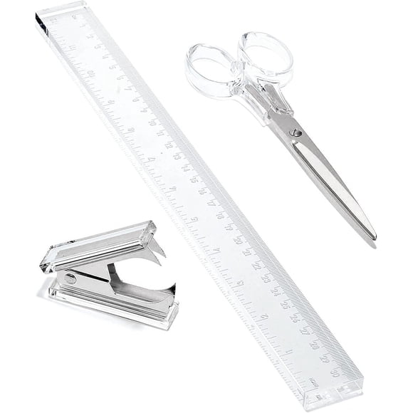 Set de Escritorio OfficeGoods Acrílico de 3 Piezas
