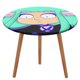 thumbnail image 1 of Lesbian Space Princess-theme Fitted Round Tablecloths Elastic Edged Table Covers Waterproof Table Cloth for Kitchen Holiday Party Tables Decor 150cm, 1 of 6