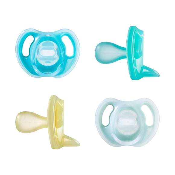 Chupete Tommee Tippee de silicona ultraligero para 6 a 18 meses, 4 unidades