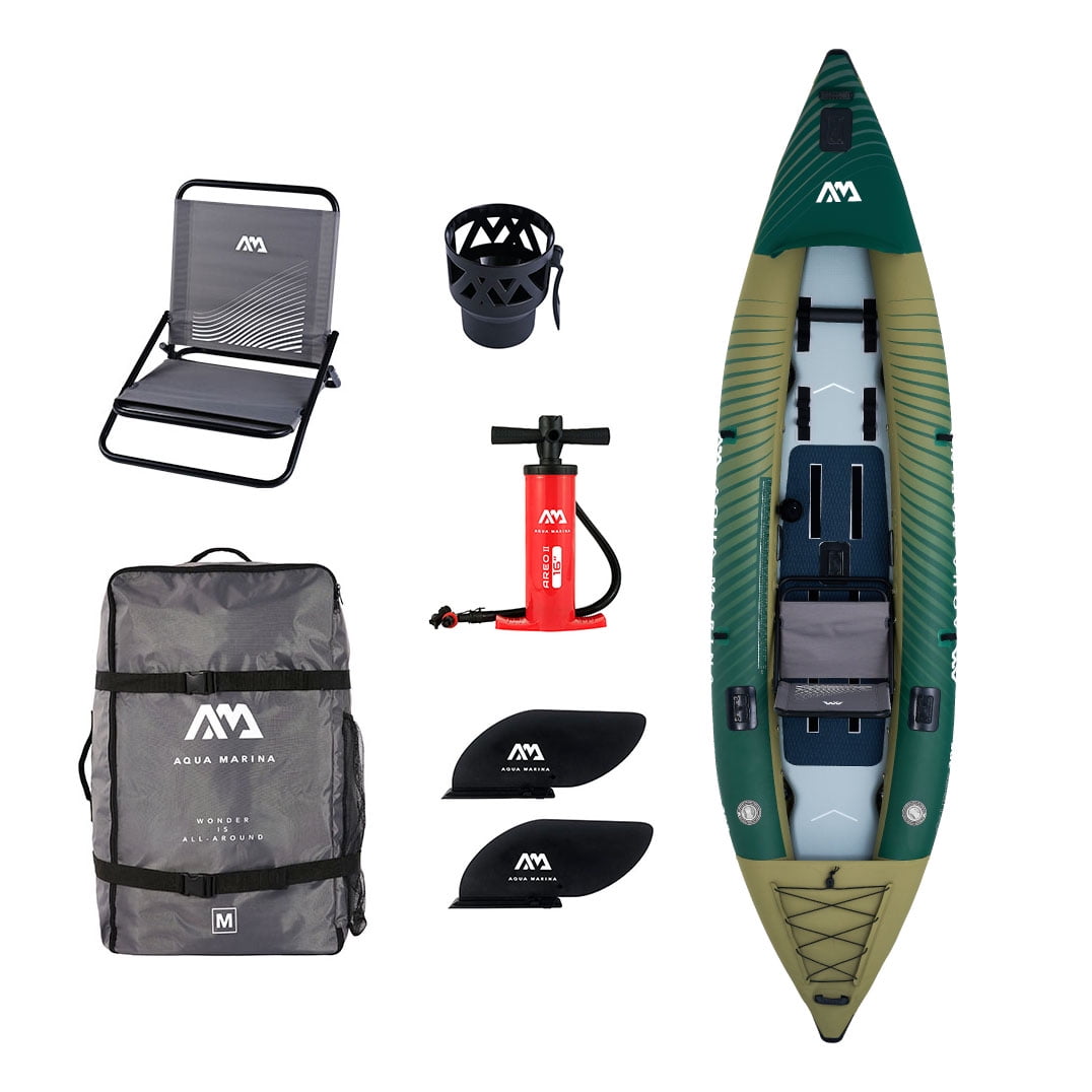 Kayak Inflable Aqua Marina Caliber 1-2 Personas Pesca Angler
