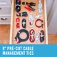 thumbnail image 5 of Bridas para cables marca VELCRO Heavy Duty, 60 unidades, 20 cm x 1,3 cm, blancas, 5 of 5