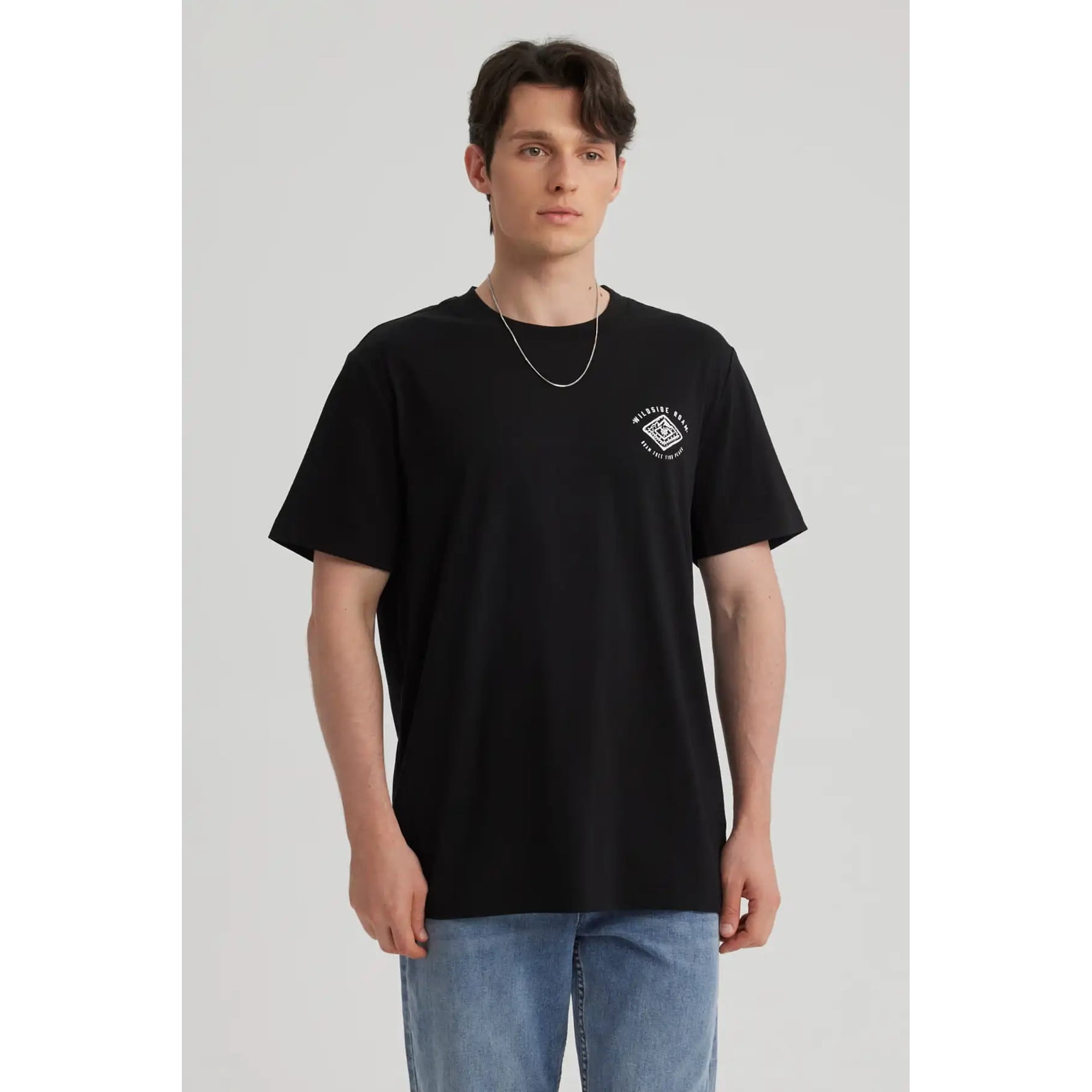 Fashionspark - Polera Hombre Regular Fit Negro