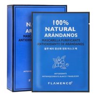 Genérico - Set 4 Mascarillas Facial Purifica Antioxidante Arandanos Lau