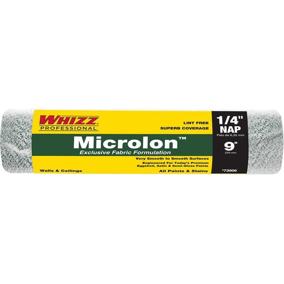 Roller WHIZZ CVR Microlon Siesta de 1/4 pulgadas y 23 cm de ancho