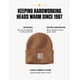 thumbnail image 2 of Gorro Carhartt de punto con puños para hombre, color marrón, 2 of 6