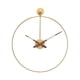 thumbnail image 4 of Reloj De Pared Nórdico, Decorativo, Sin Tictac, Para Cocina, Cafetería, Sala De Estar, Dorado, 4 of 5