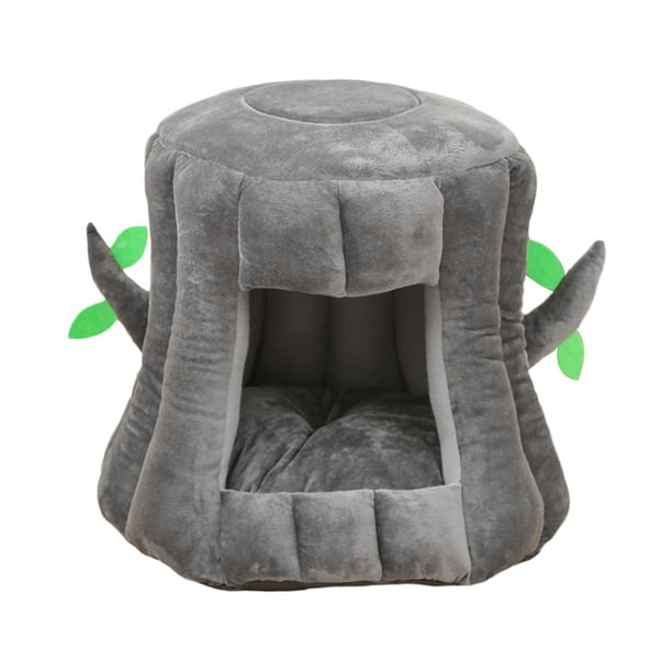 Perrera Nido para Perros Autocalentable Fondo Antideslizante Casa para Cachorros Cama Acogedora Cama Cueva para Perros y Gatos Pequeños Gatos Medianos , GRIS