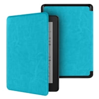 Funda Gangxun Compatible Con Kindle Paperwhite6 – Diseño Con Correa De Mano, Modo Automático, Cuero Pu Vintage