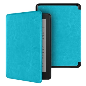 Funda Gangxun Compatible Con Kindle Paperwhite6 – Diseño Con Correa De Mano, Modo Automático, Cuero Pu Vintage