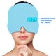 thumbnail image 1 of Gel Hot Cold Therapy Headache Migraine Relief Cap For Chemo,Sinus,Neck Wearable Therapy Wrap Stress Pressure Pain Relief Massage, 1 of 3