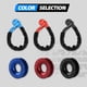 thumbnail image 2 of Shatter Resistant Synthetic Soft Shackle Rope Heavy Duty Off-road 4X4 Traction Shackle With Protective Sleeve Recovery, 2 of 5