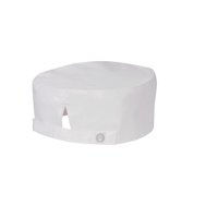 Gorro De Chef Unisex Chef Works Blanco Poliéster/Algodón Talla Única