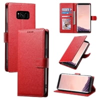 Funda Para Foxdock Samsung Galaxy S8 Plus– Cuero Premium, 3 Ranuras Para Tarjetas, Protección Contra Impactos