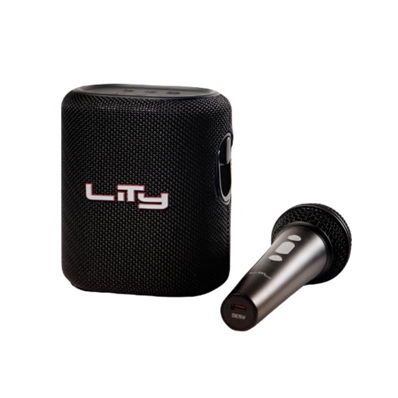 Parlante Bluetooth Karaoke 30W con Micrófono Negro B14M Lity