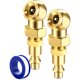 thumbnail image 1 of LUMITECO 2Pack Ball Foot Air Chuck Set, 1/4 FNPT Closed Flow, 1 of 3