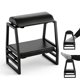thumbnail image 1 of Reposapiés Arejonner ajustable de doble nivel ergonómico negro, 1 of 6