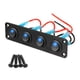 thumbnail image 4 of Panel de Interruptores Basculantes para Vehículos Marinos Multiusos, Modificación de Automóviles, Interruptor de Encendido Y Apagado para Yates, Vehíc D, 4 of 5