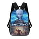 thumbnail image 1 of ¡Megamind Manda!-theme Backpack, Campus style schoolbag Bookbag with Adjustable Shoulder Straps And Large Zip Compartment, Unisex Travel Bags., 1 of 6