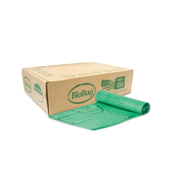 Bolsa compostable BioBag de 13 galones, 48 unidades, 100% certificada