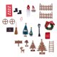 thumbnail image 4 of 24x Casa De Muñecas Decoración Navideña Modelo De Escena Adornos Navideños Accesorio, 4 of 5