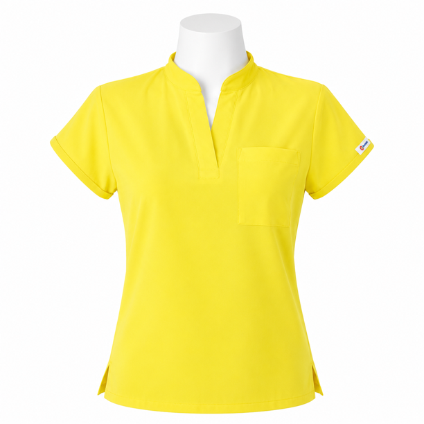 Delantal Mujer anti fluidos Amapola. Amarillo - Art. AMAPOLA-21