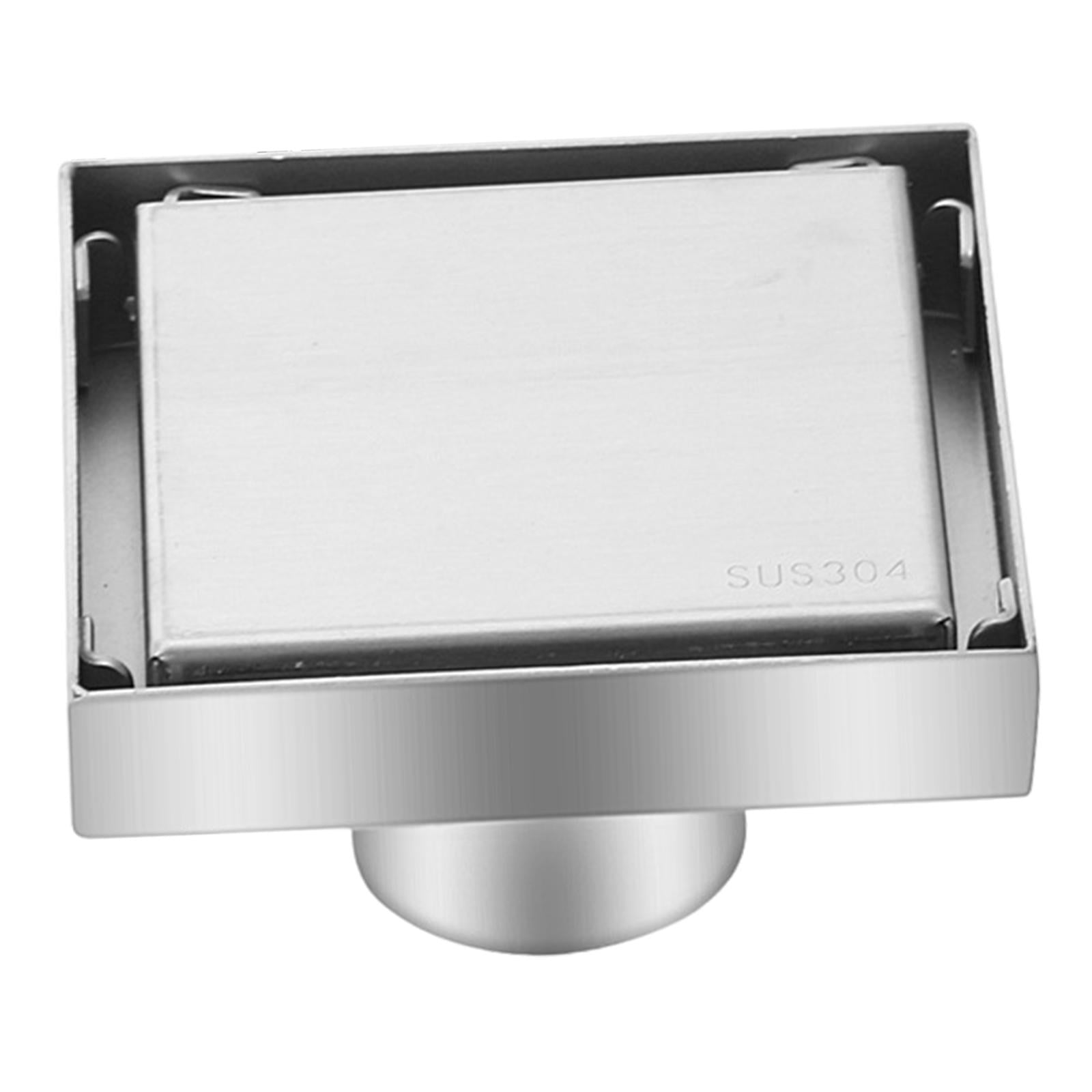 Bothyi - Colador De Accesorios De Baño Invisible De Drenaje De Piso Cuadrado Para Balcón De Hotel 12x12cm