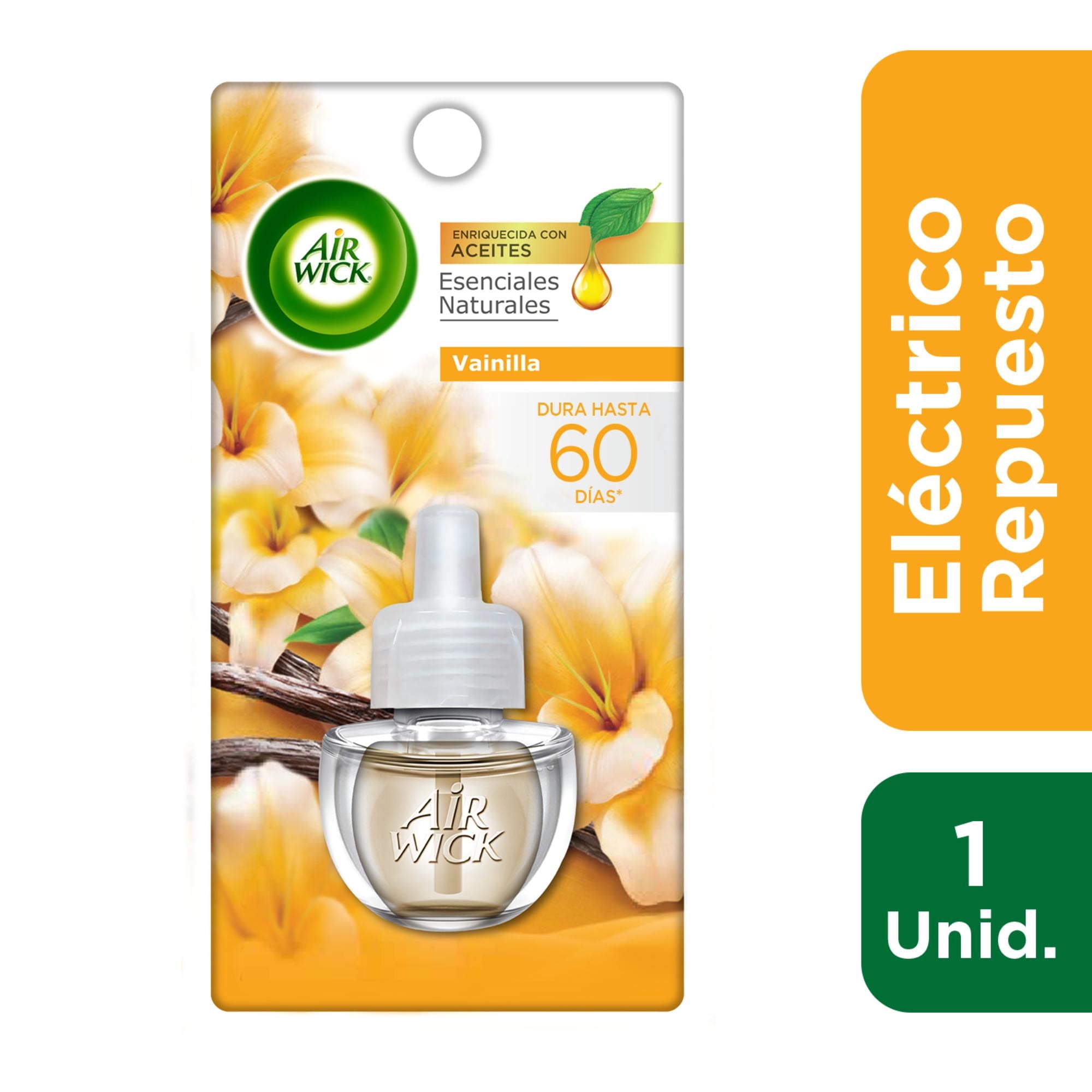Desodorante Ambiental Repuesto Eléctrico Aceite Vainilla Blister 21 ml Air Wick