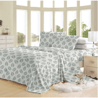 Genérico - Sabana Polar Illusions 2 Plazas Color Amarilis