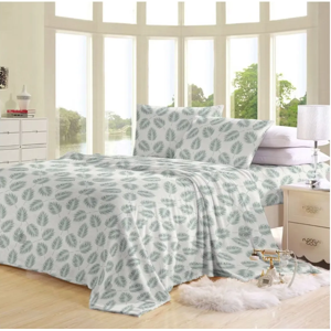 Genérico - Sabana Polar Illusions 2 Plazas Color Amarilis