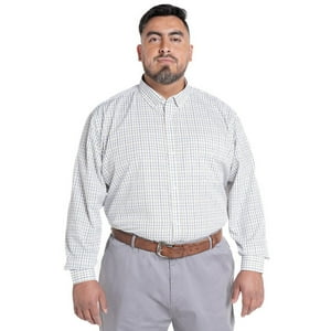 Kotting - Camisa Fantasía Cuadro Clásico Regular Fit Azul 48
