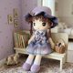 thumbnail image 1 of Peluche De Muñeca De Trapo Tierno Suave Y Divertido violeta oscuro, 1 of 4