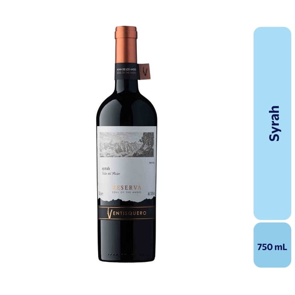 Vino Syrah Botella, 750 mL