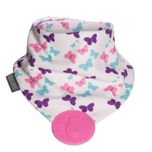 Cheekychompers - Babero Con Mordedor - Butterfly World