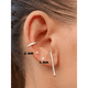 thumbnail image 3 of Pendientes Puntos De Luz 3 Mm Circon Plata 925 Brillante #3, 3 of 3