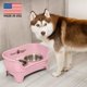 thumbnail image 2 of Comederos para perros Neater Feeder rosa, elevados, 7 tazas, 2 of 7
