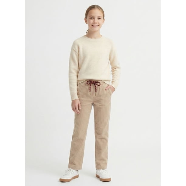 Pantal n Cotel Ni a Estilo Wide Leg Invierno