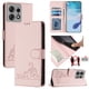 thumbnail image 5 of Funda tipo cartera FOXDOCK para Motorola Edge 50 Pro con soporte, ranuras, RFID, diseño de gato, 5 of 5