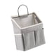 thumbnail image 3 of Lona Puerta Armario Colgante Canasto De Almacenamiento Bolsa Bolsa Para Baño Gris, 3 of 3