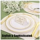 thumbnail image 5 of Juego de cubiertos desechables de plástico dorado, 180 piezas, 5 of 9