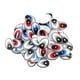 thumbnail image 1 of 60 pedazos diy ojos de dibujos animados de plástico arcilla plana muñeca animal ojos ovales juguete mezclado, 1 of 2