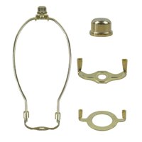 Ioensy - Lámpara Desmontable Arpa Con Terminal Para Luz De Mesa/Piso Dorado 10,5X20,3Cm