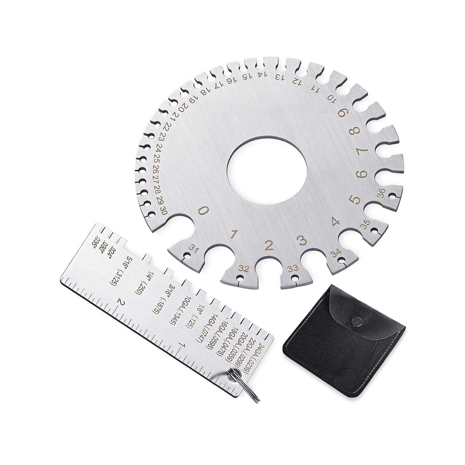 Ioensy - Medidor De Espesor Herramienta De Medición Compacta Para Trabajadores De Soldadura De Automóviles De Puentes