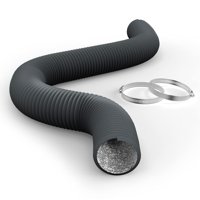 Conducto Flexible Ipower Aluminio 3 Pulgadas 8 Pies Gris