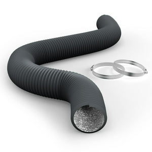 Conducto Flexible Ipower Aluminio 3 Pulgadas 8 Pies Gris