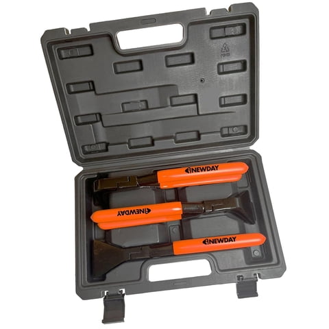 Ioensy - Selladoras Manuales De Chapa, Dobladora De Chapa, Alicates De Chapa De Agarre Antideslizante, Juego De 3 Piezas