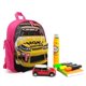 thumbnail image 3 of Mochila Escolar Desmarcar Auto de Carrera Rosa, 3 of 6