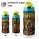 thumbnail image 2 of Perdido: Ollie Botella de Agua con Tapa Pop Top de Un Toque, Acero Inoxidable, a Prueba de Fugas, para Deportes, Botella Infantil azul 12 oz, 2 of 6