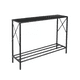 thumbnail image 2 of Arrimo tradicional negro, metal MDF, 2 of 3